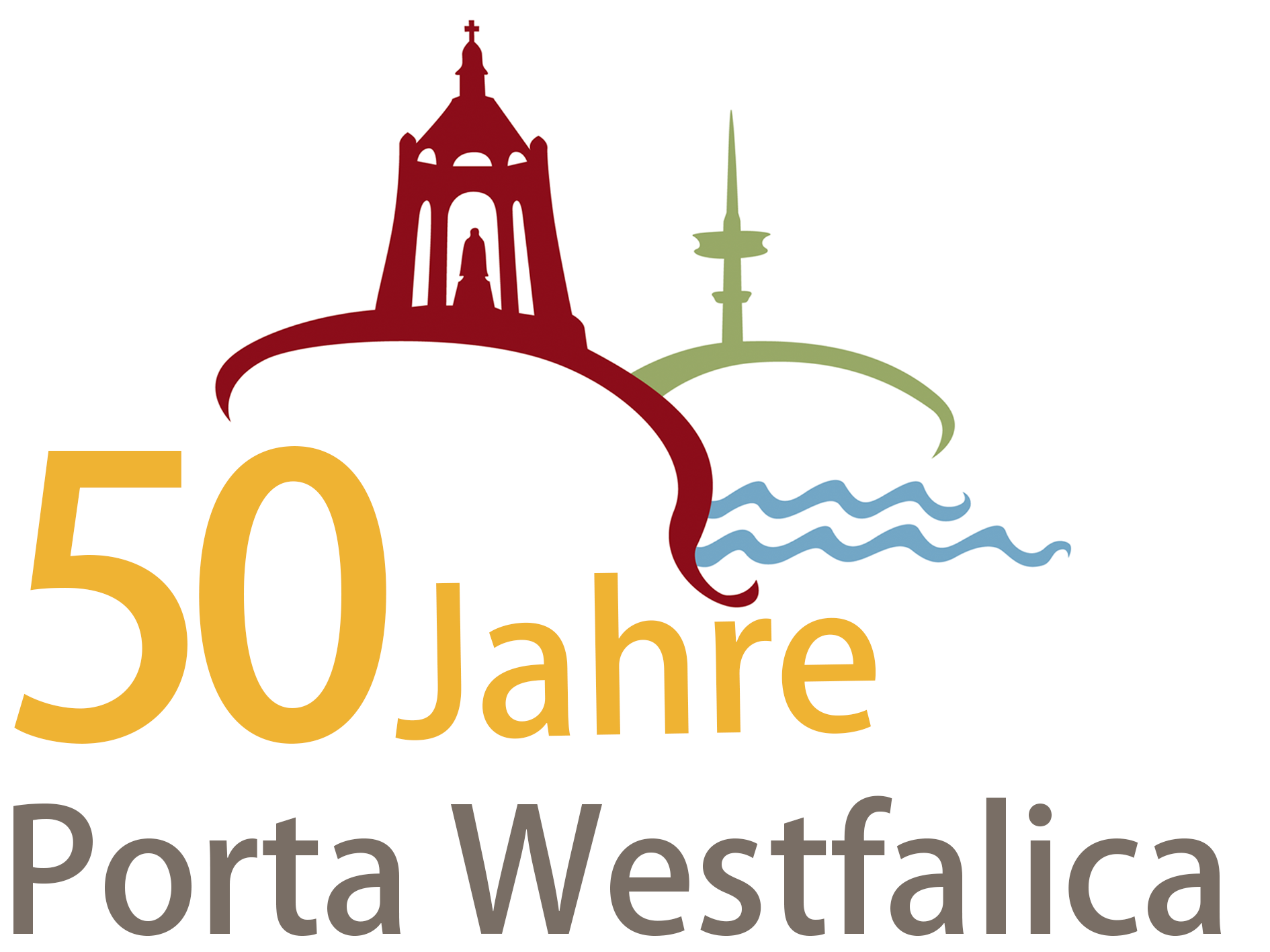 Logo 50 Jahre Porta Westfalica