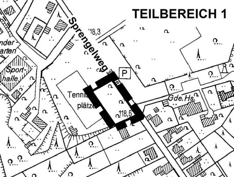 Teilbereich 1 des 107. Flächennutzungsplans