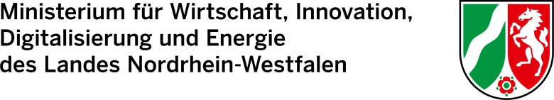 Logo Ministerium für Wirtschaft, Industrie, Klimaschutz und Energie des Landes Nordrhein-Westfalen