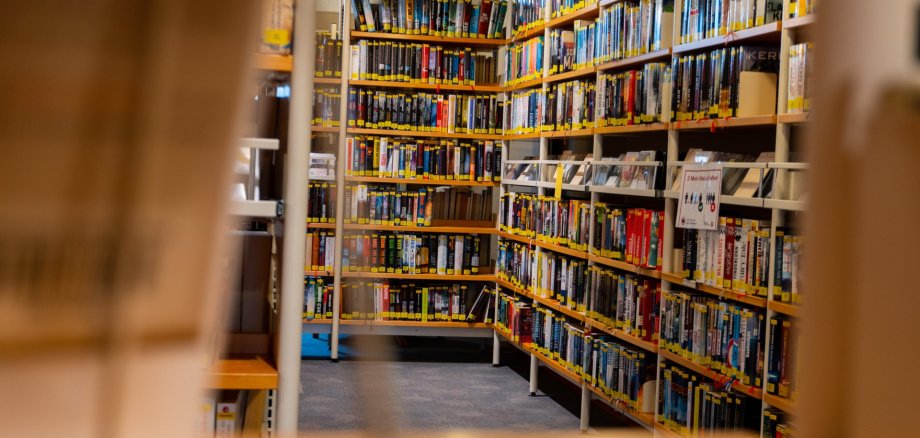Bücher in einem Regal