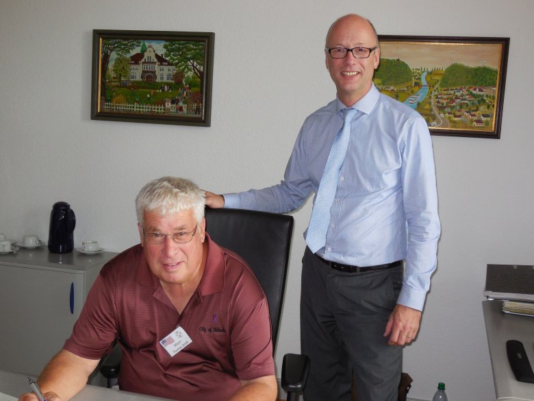 Die Bürgermeister Smith und Hedtmann