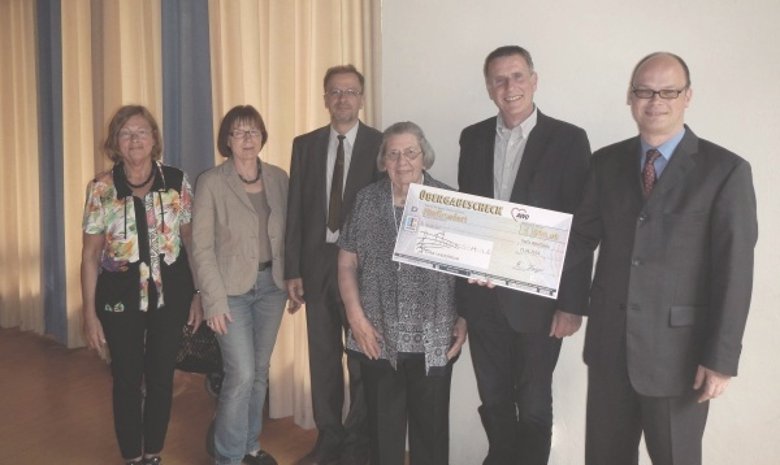 v. l.: Elisabeth Jäger, Elke Renner, Rüdiger Konrad, Änne Nagel, Dirk Hanke, Stefan Dwilies