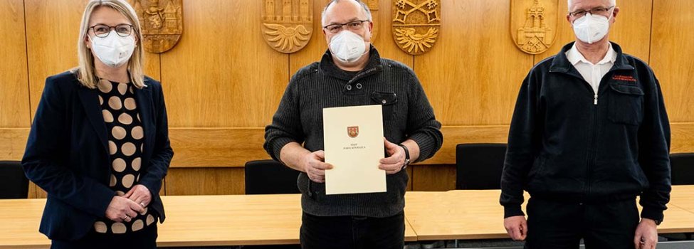 Feierstunde im Ratsaal