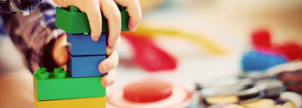 Bauklötze und Spielzeug