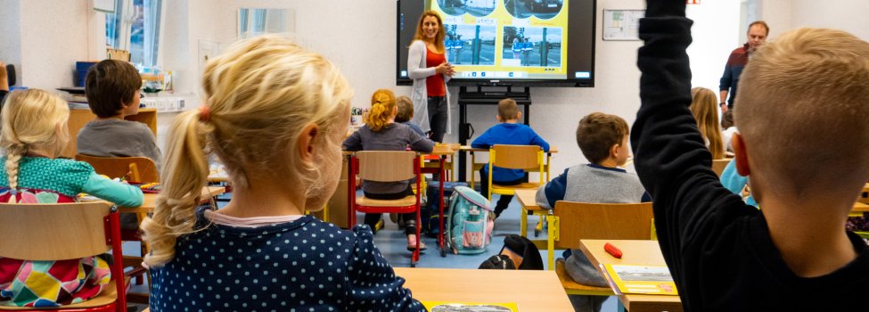 Schüler in einem Klassenraum