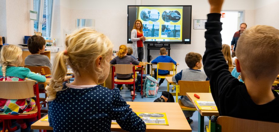 Schüler in einem Klassenraum