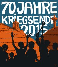 Plakat 70 Jahre Kriegsende
