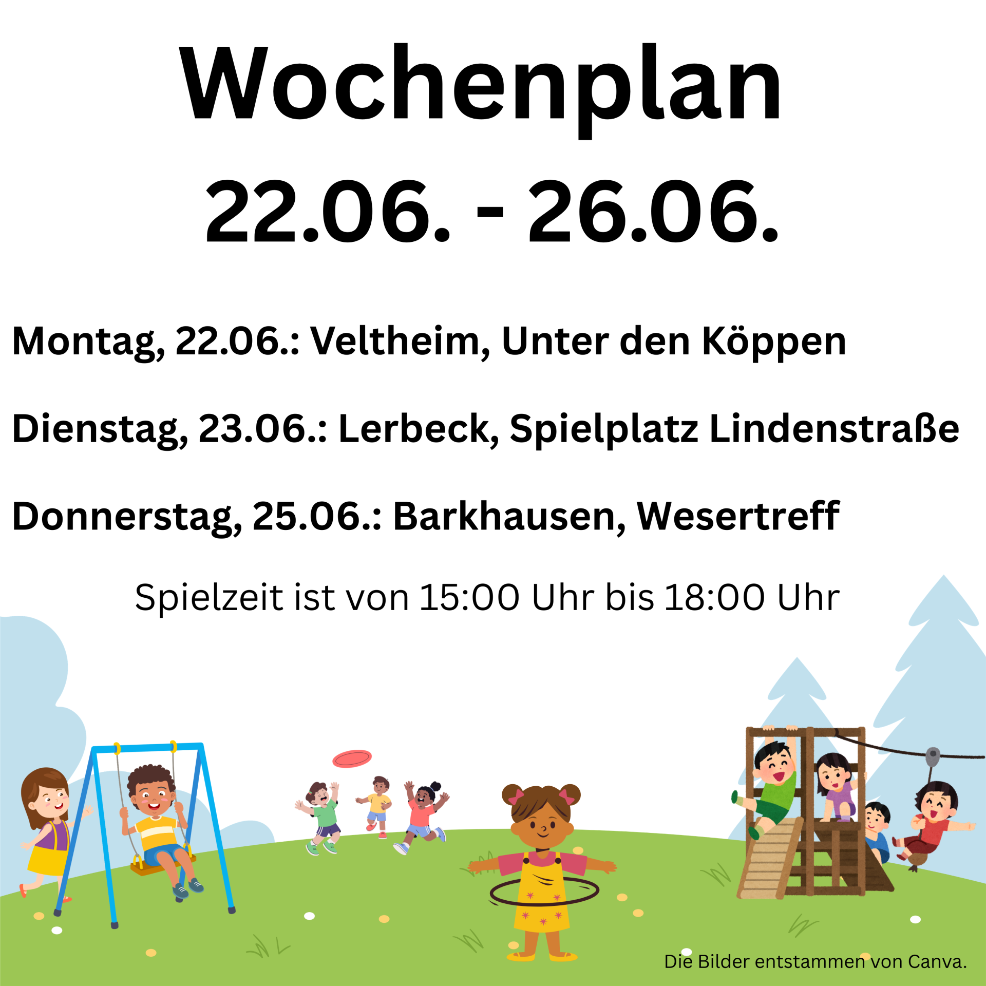 Wochenplan Spielmobil KW 26 - 1
