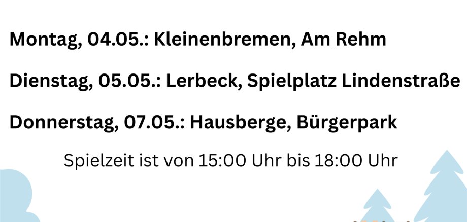 Wochenplan Spielmobil KW 19 - 1