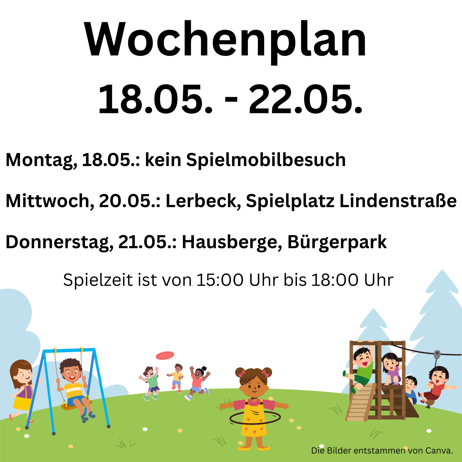 Wochenplan Spielmobil KW 21 - 1