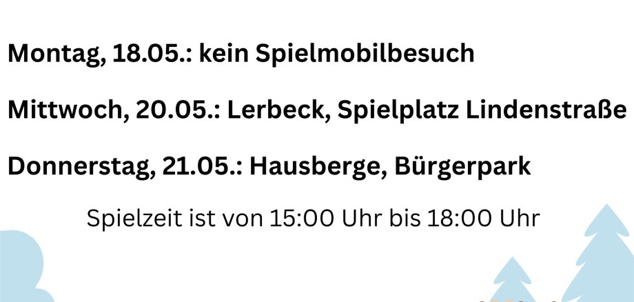 Wochenplan Spielmobil KW 21 - 1