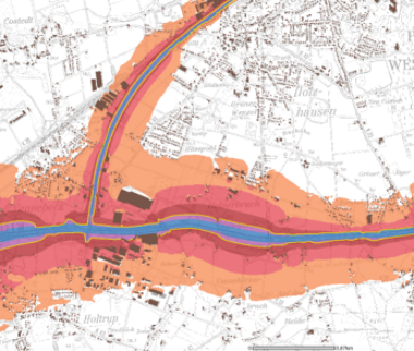 Ausschnitt Lärmkartierung